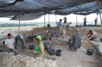 A Multi-Disciplinary Team from Several Countries Excavates at Tel Tsaf in the Jordan Valley.