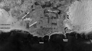 (fig 2) Caesarea - aerial photograph, 12/12/1944 (Survey of Israel – MAPI).