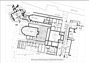 The Praetorium of the Roman procurator. Phase 3 (Drawing: A. Iamim)