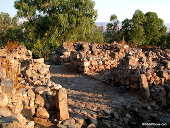 Bethsaida Iron Age Gate  (Photo courtesy Bibleplaces.com)