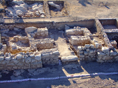 4. An Iron Age gate in the western side of the city.