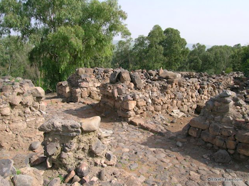 Iron Age Gate at Bethsaida - Courtesy Bibleplaces.com