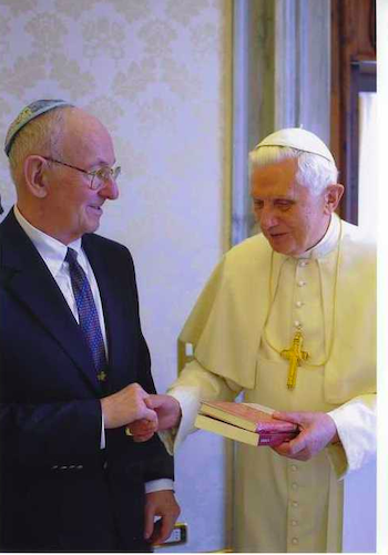 Jacob Nuesner and Pope Benedict XVI