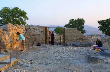 View of the main entrance to the Late Bronze Age palace