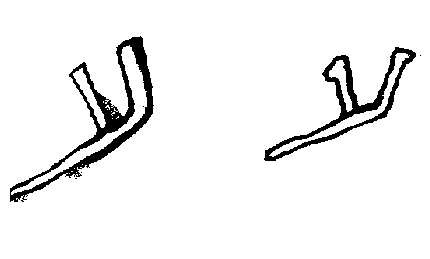 Figure 8: Left: ayin in "yeshua"; Right: ayin in "ya'acob"